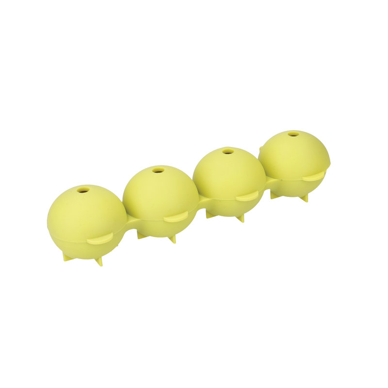 Colourworks Sphere Ice Cube Moulds in Gift Box, LFGB-Grade Silicone - Green, Green