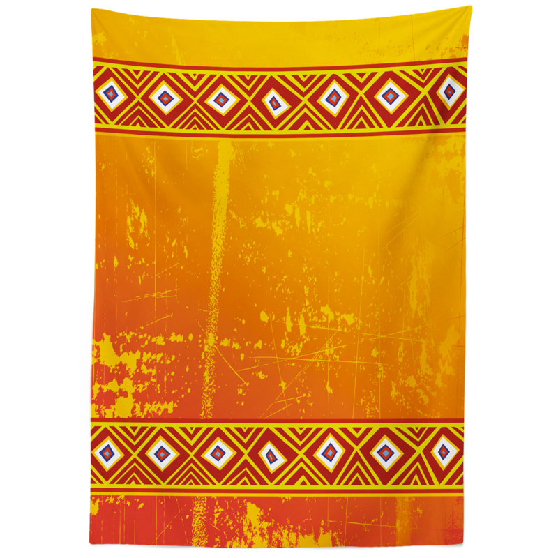 African Tablecloth, 84" L x 60" W