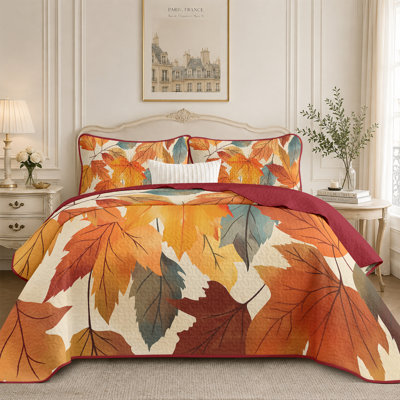 Ensemble de courtepointe pour lit double / grand / très grand 3 pièces, couvre-lit de literie rétro, housse de couette toutes saisons, ensembles de literie à couverture matelassée rustique Shabby Chic avec taies décoratives, édredon mince de style moderne, ensemble de courtepointe pour lit simple 2 pièces