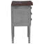 Armoire de chevet en bois récupéré massif Alexie 18,9 po x 13,8 po x 25,2 po