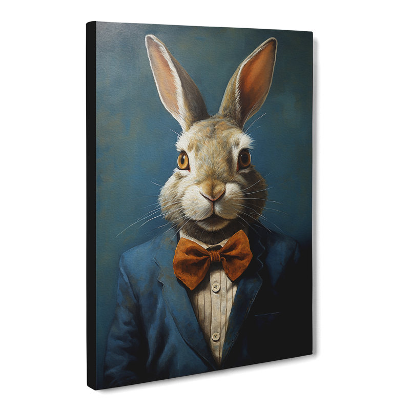 Rabbit Expressionism No.4 - No Frame Print, 60cm H x 40cm W x 3cm D