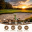Murale Papier peint auto-adhésif, terrain de golf, coucher de soleil, sport, sable, bunker, soleil, arbres, auto-adhésif, papier contact amovible, décoration murale pour salon, chambre à coucher H 69 po x l 96 po-129491154