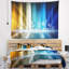 Tapisserie de lignes lumineuses verticales Abstract-28502994