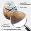 Sculpture de plage en forme de poire, grande horloge murale beige-105483376