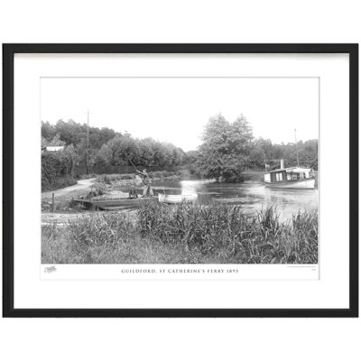 Guildford, St Catherine's Ferry 1895 by Francis Frith - Single Picture Frame Print