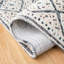 Tapis en laine / coton touffeté à la main en beige / gris Southwestern-1279876588