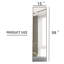Miroir de plancher en bois massif Retangle-130088907-130162750