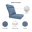 Outdoor High Back Chair Cushion, Adirondack Chair Cushion Set, 6 Inch-1308899525
