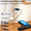 Lampes pour tableaux, éclairage mural sans fil, lampes DEL rechargeables pour affiches avec télécommande, éclairage de cadre photo RVB à intensité variable, ensemble de 2, (noir)-47439944