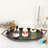 Galvanized Metal Iron Oval Tray With Rope Handle Farmhouse Serving Tray,Brown Gray