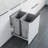 Open Pull Out Trash Can-100790297