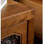 Table de chevet en bois de style traditionnel avec tiroirs de rangement convenant à la chambre à coucher