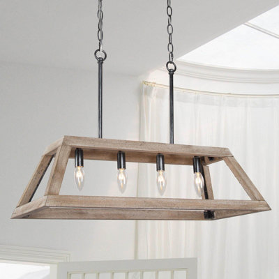 Maestri 4 - Light Dimmable Matte Black Kitchen Island Pendant
