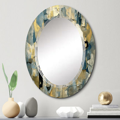 Hippeastrum - Miroir mural moderne ovale