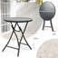 Nefeteria Round Outdoor Bistro Table - 59 cm W 59 cm D