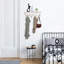 Portemanteaux mural, portemanteau rustique en bois avec crochets, portemanteau Farmhouse avec tablette et porte-manteau