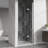 32-33.2 In. W X 72 In. H Bi-Folding Pivot Frameless Shower Door With Clear Glass-117229224