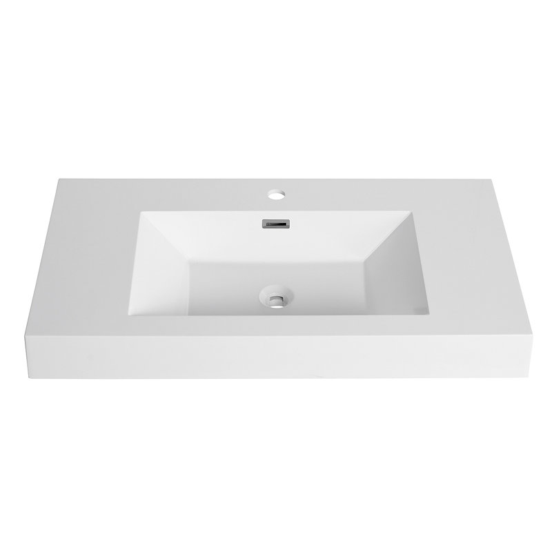 36" Bathroom  Resin Sink