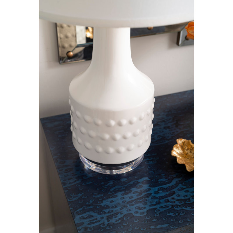Mariah Table Lamp, White