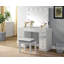 Ensemble coiffeuse et tabouret Garitte