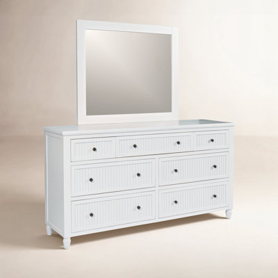 Pearce 67" Acacia Double Dresser Set