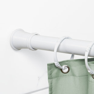 Tringle de rideau de douche réglable à tension droite