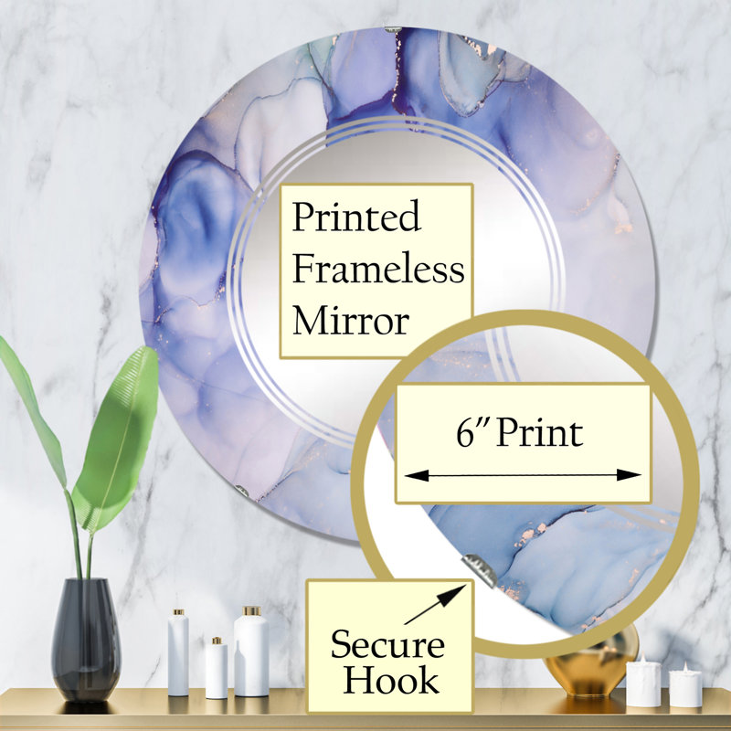 Miroir de salle de bain sans cadre, 32 po x 32 po