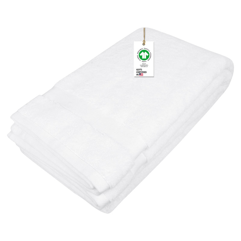 Balsa 100% Cotton Bath Sheet, White