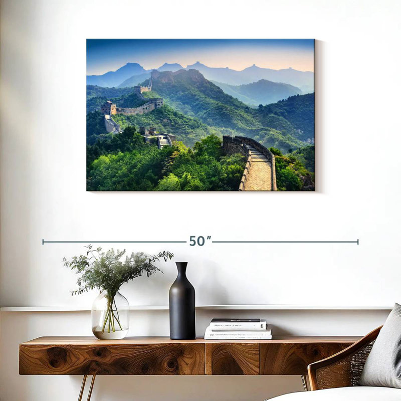 Ravi, matin, grande muraille de Chine, H 24 po x l 36 po