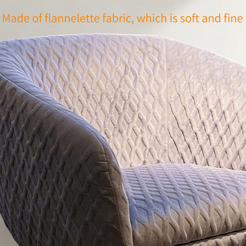 Chaise décontractée en flanelle Modern Minimalist