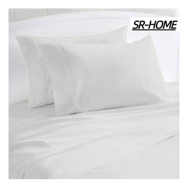Mueller Home Premium Hotel Collection White 6pc King Sheet Set 18-24  Pockets