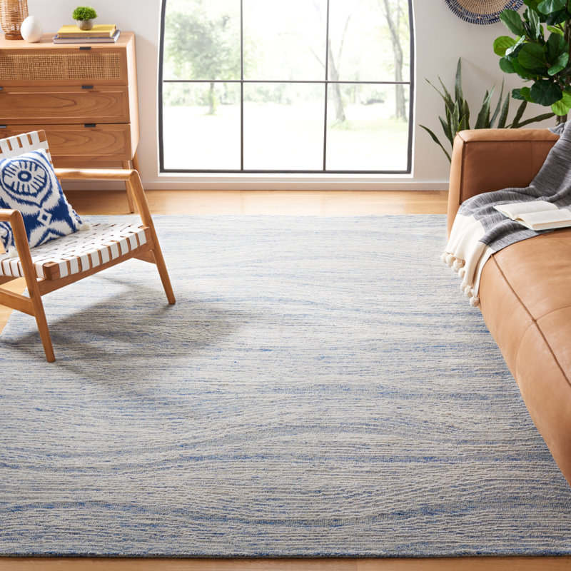 Abstract Wool Hand Tufted Area Rug, Rectangle 244 x 305 cm
