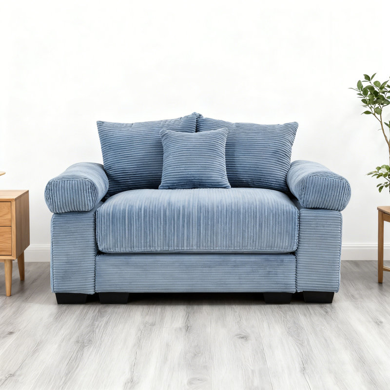 Canapé modulaire surdimensionné 54,3 po Cloud, Bleu