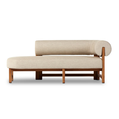 Malta Outdoor Teak Chaise Lounge