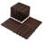 VG4 12'' L x 12'' W Solid Wood Interlocking Deck Tile in Red