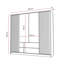 Theroux 4 Door Solid + Manufactured Wood Wardrobe-1627777706