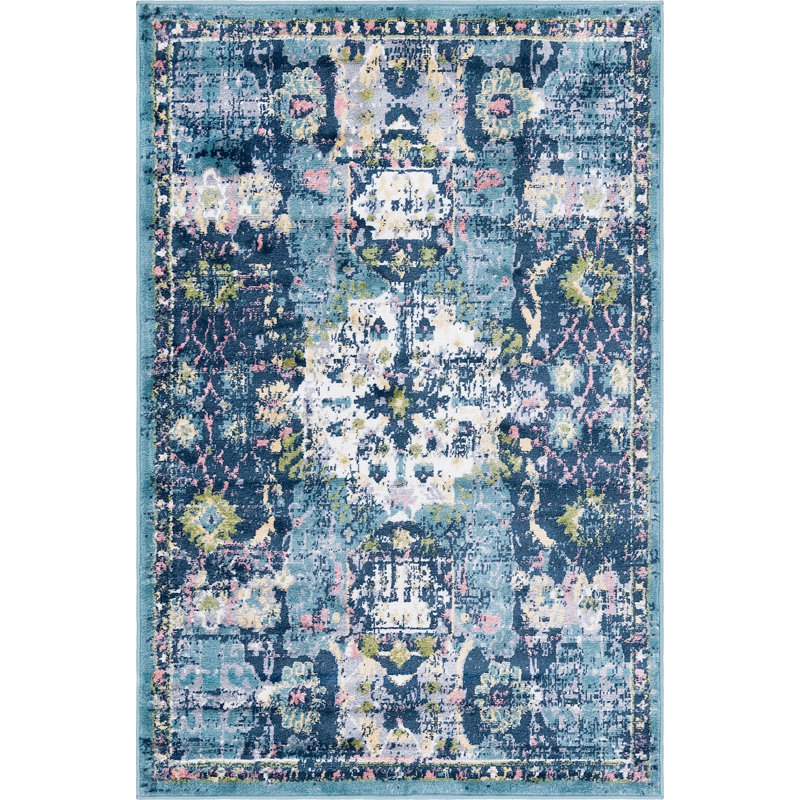 Endel Abstract Indoor Rug, Rectangle 4' x 6'