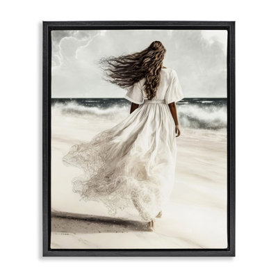  "Beach Stroll Sea Spray", art mural encadré par Incado