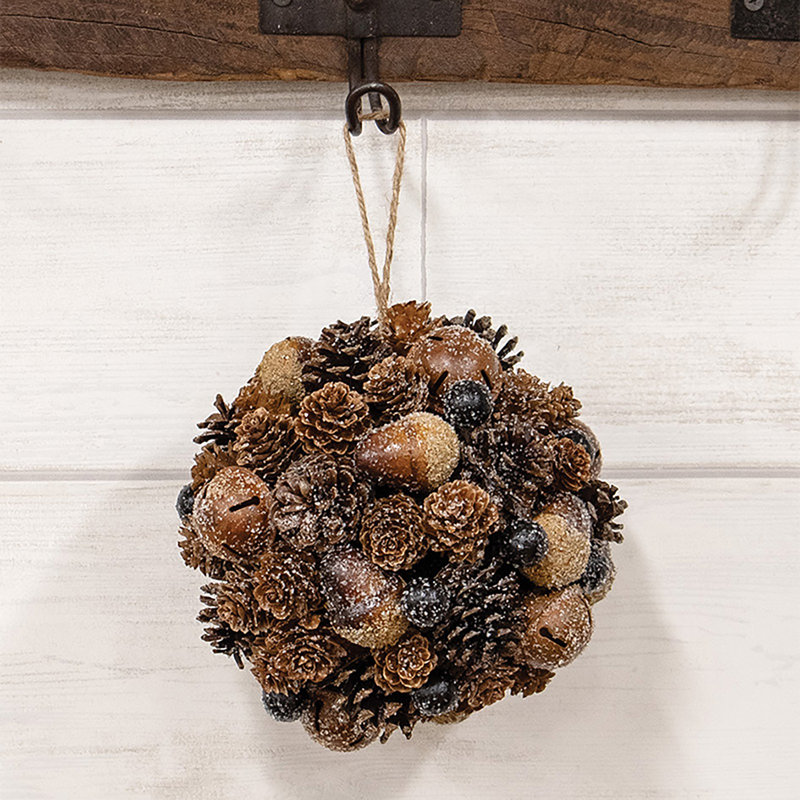 7'' Twig Ball Ornament