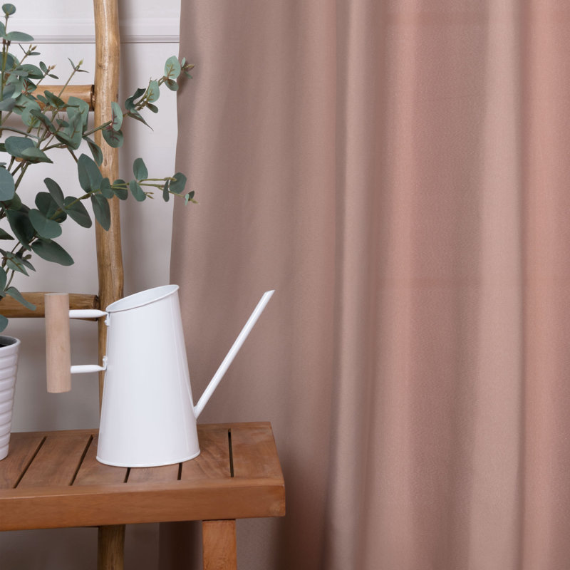 Analese Outdoor Grommet Curtain, Cafe