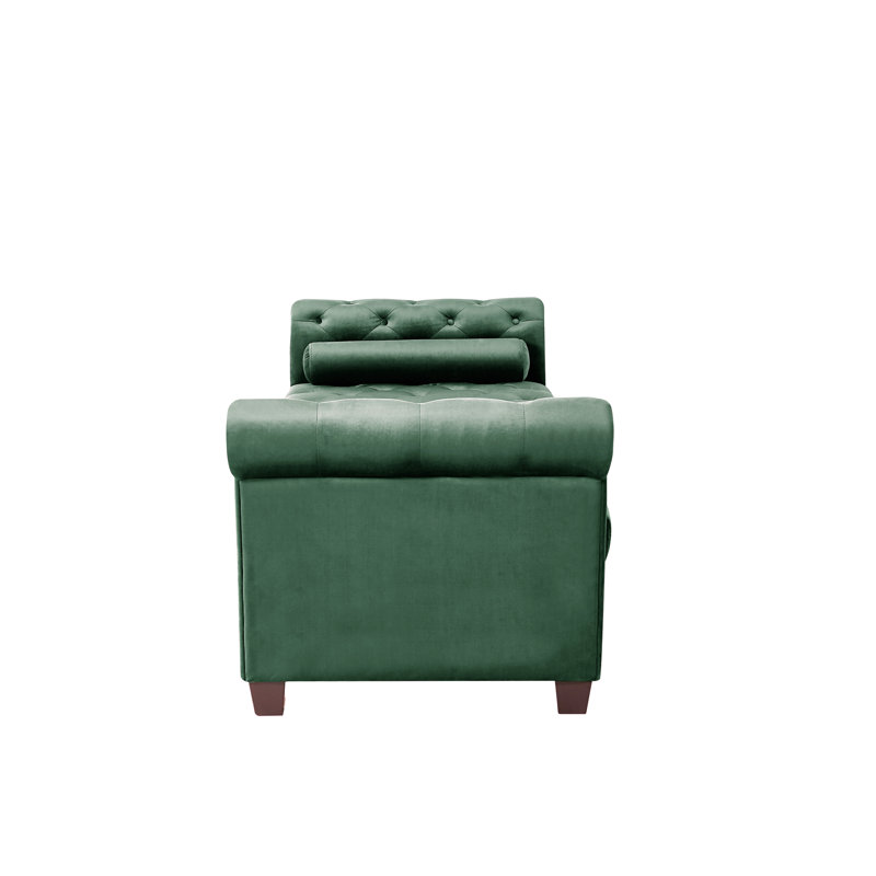 Repose-pieds Crillon, Tissu vert