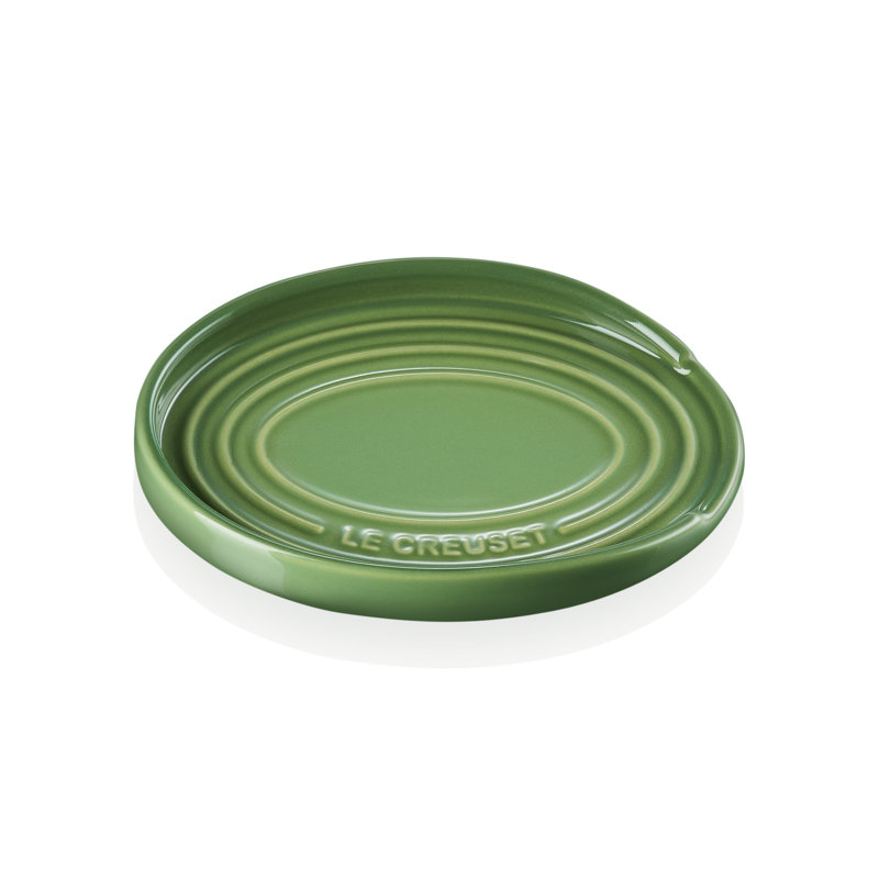 Le Creuset Stoneware Oval Spoon Rest, Bamboo