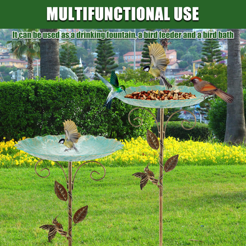 Metal Birdbath