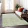 Machine Washable Indoor/Outdoor Xhevrie Sage Rug