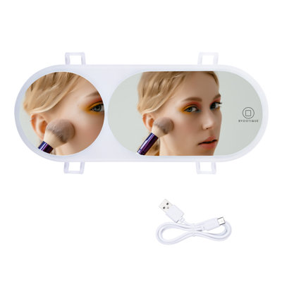 Miroir de coiffeuse avec pare-soleil Byootique