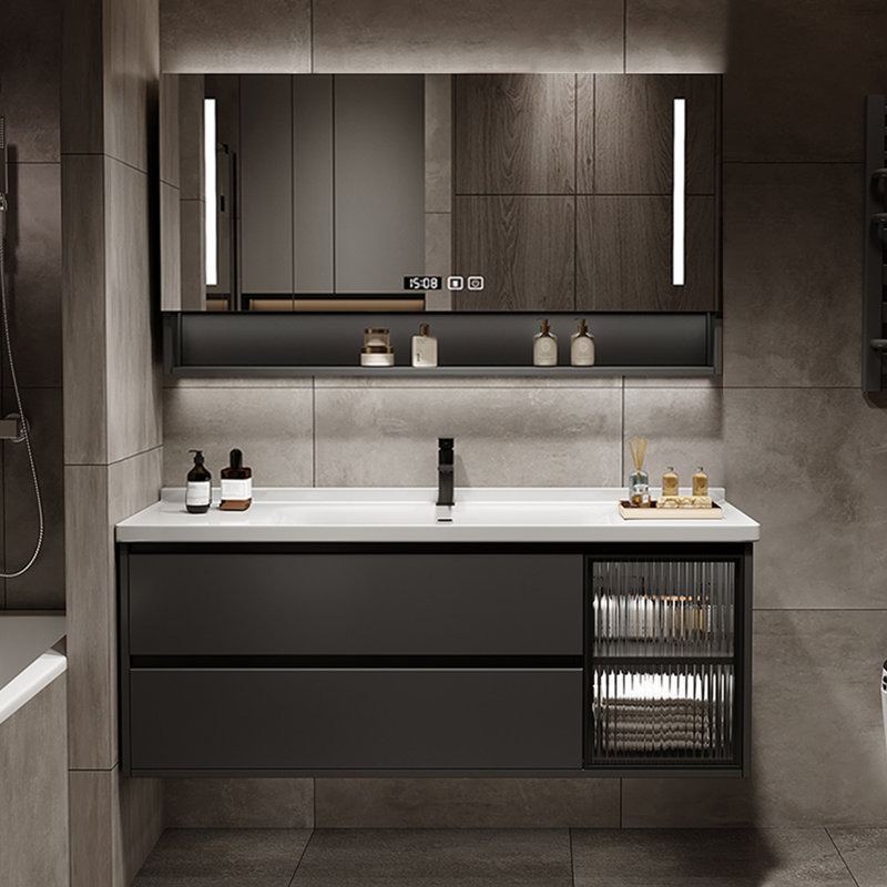 Modern light luxury bathroom cabinet