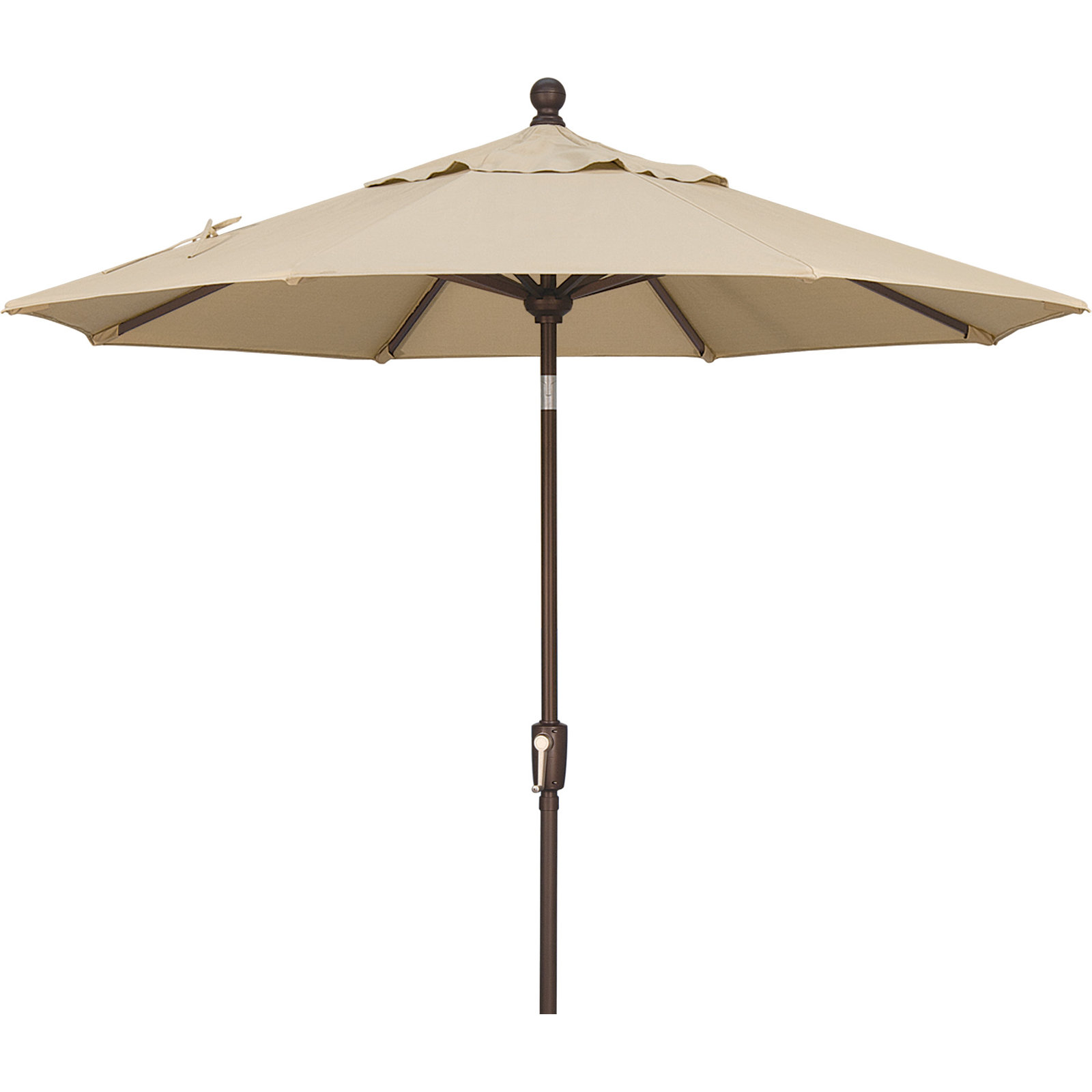 Launceston Market Umbrella, Antique Beige Sunbrella® Canvas, Bronze, 96" H x 90" W x 90" D