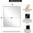 Inse Modern Rounded Rectangle Bathroom Vanity Mirror | Stainless Steel Frame-1664187097-1664187102
