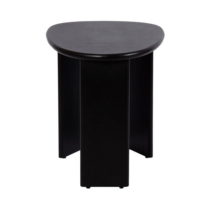 Irregular Living Room Side Table, Black