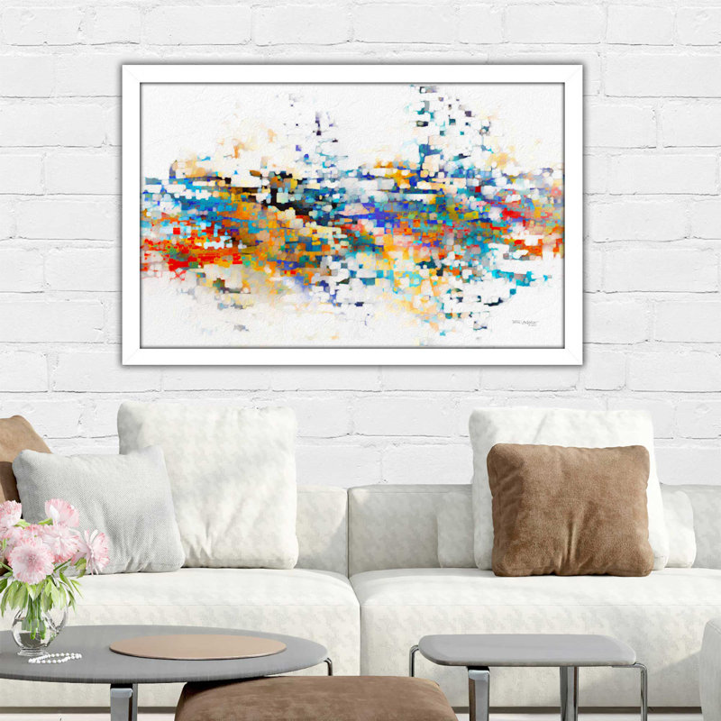 Colossians 2: 2 Together in Love par Mark Lawrence - impression, Cadre blanc, H 27,5 po x l 39,5 po x P 0,75 po